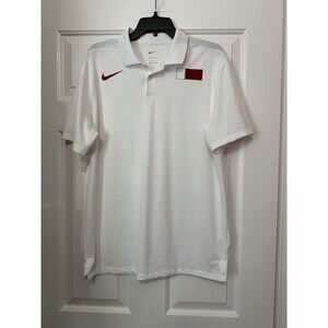 Nike Pro Elite Qatar Dri-Fit Polo White Team CT0758-100 Size Medium BRAND NEW